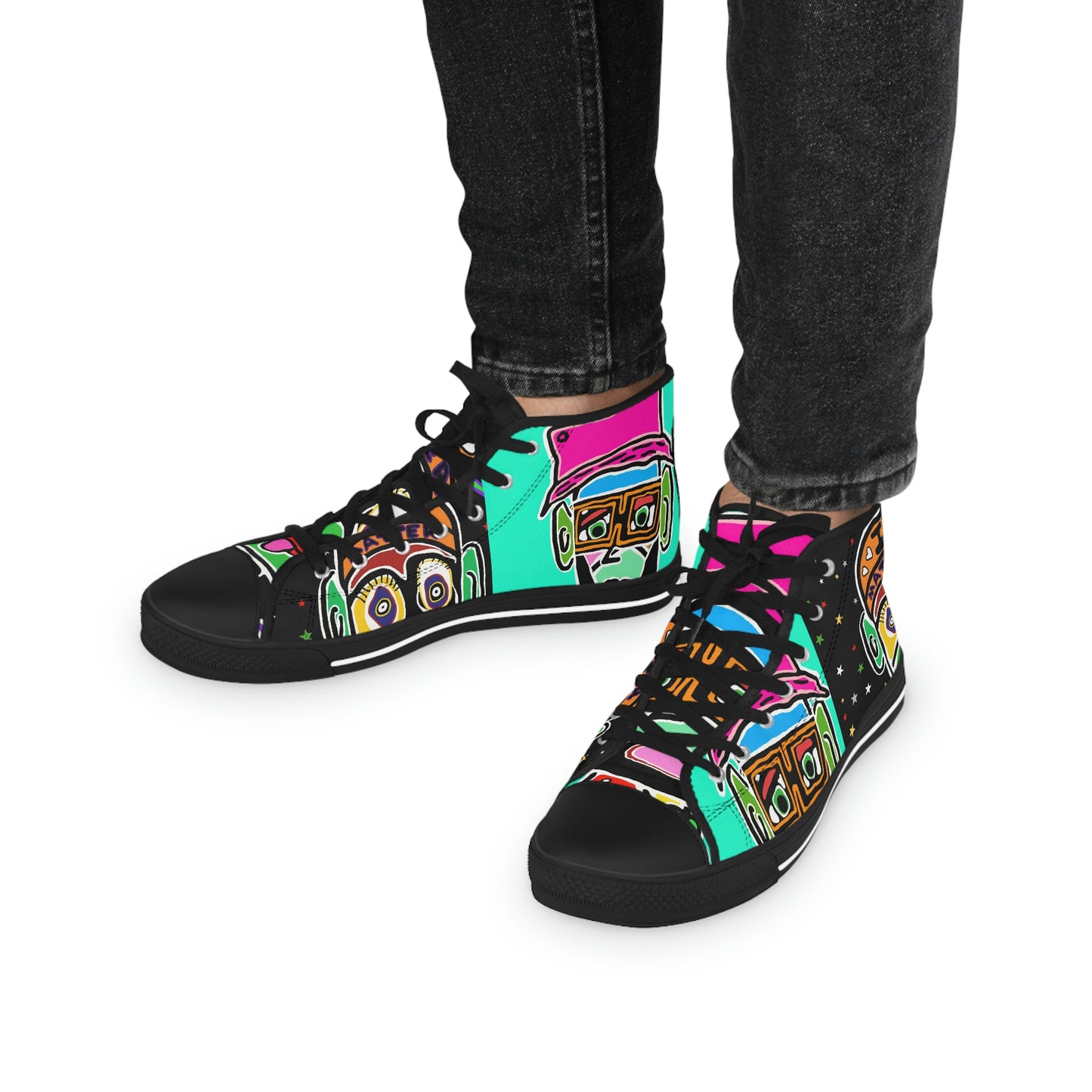 Groovy I Matter Men's High Top Sneakers