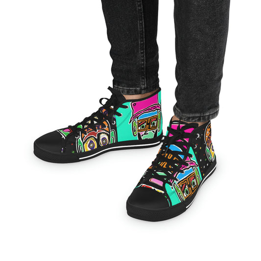 Groovy I Matter Men's High Top Sneakers