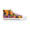 Men's Orange Prism High Top Sneakers