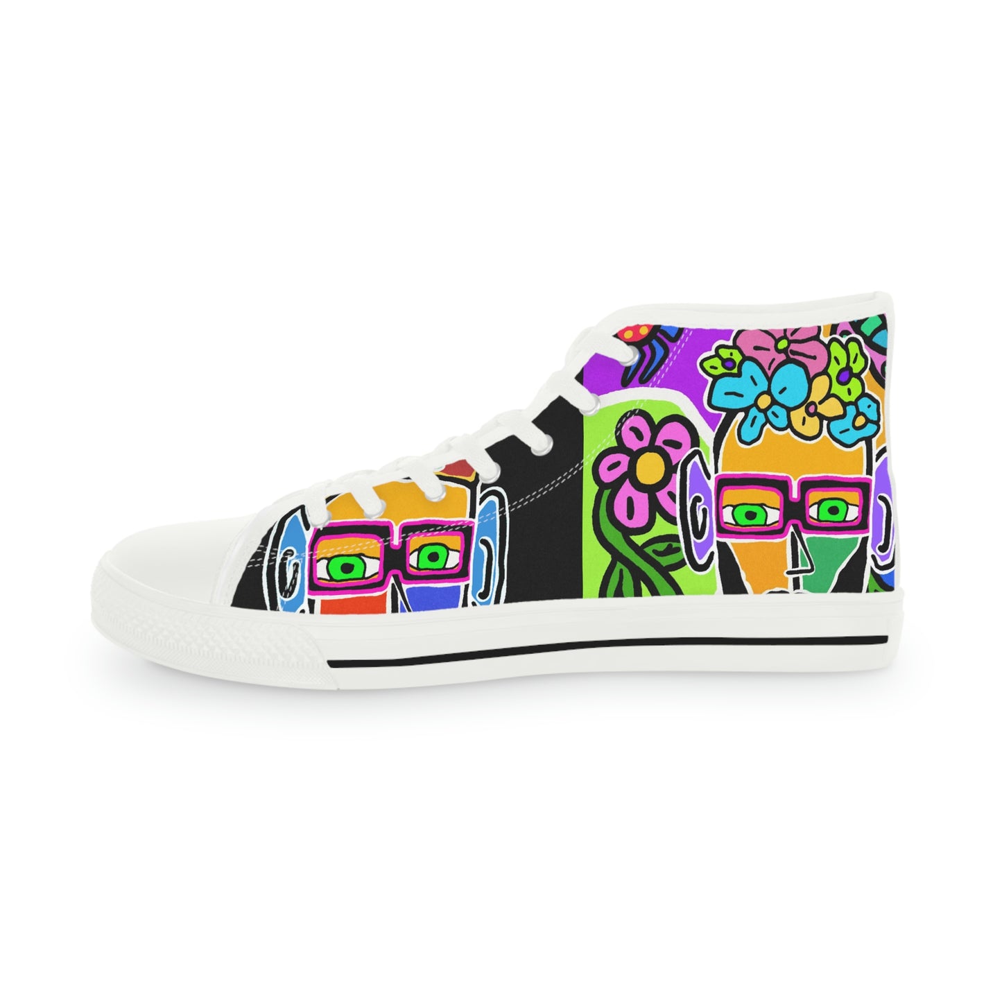 Tavi's Tribe Collage 2 Men's High Top Sneakers