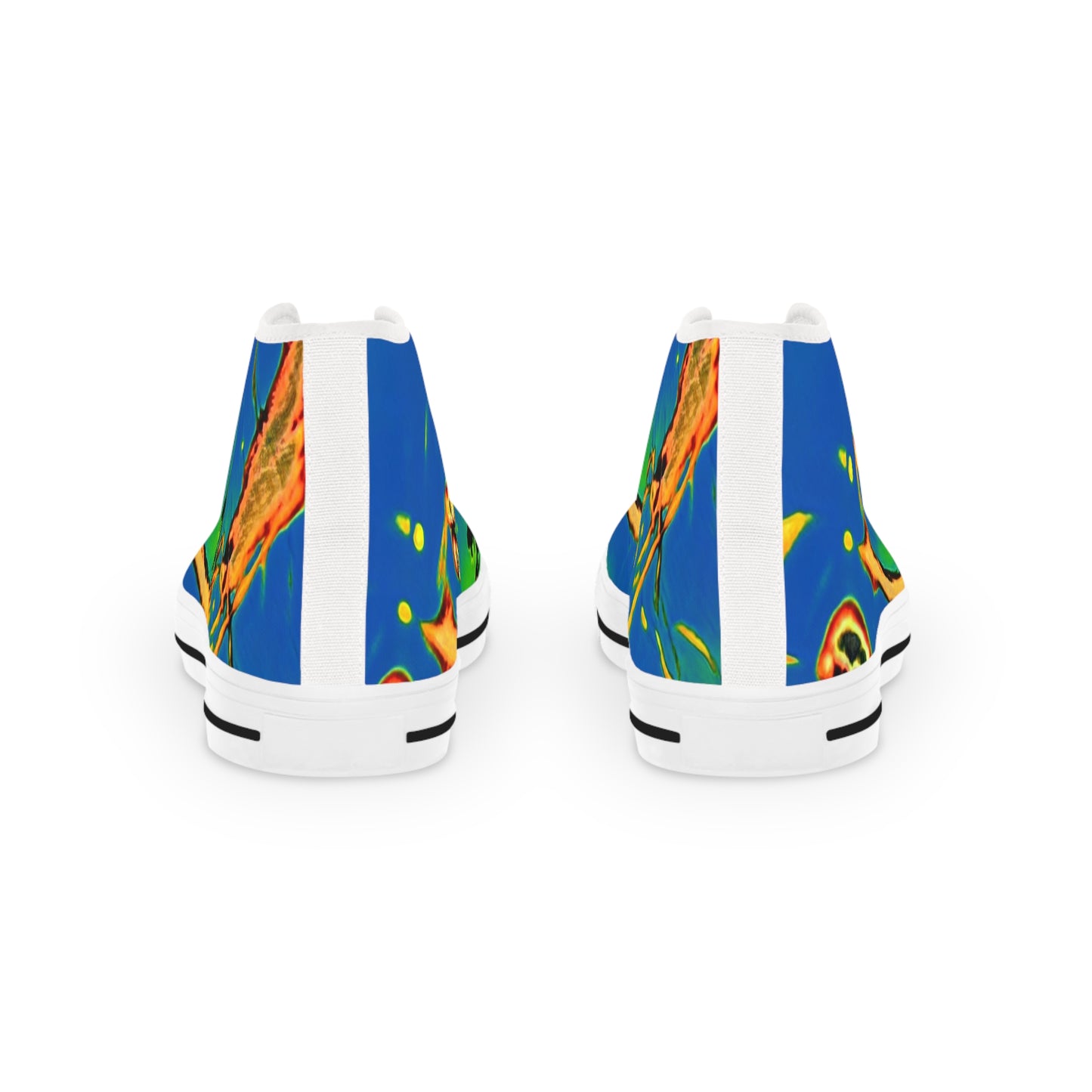 Abstract Men's High Top Sneakers