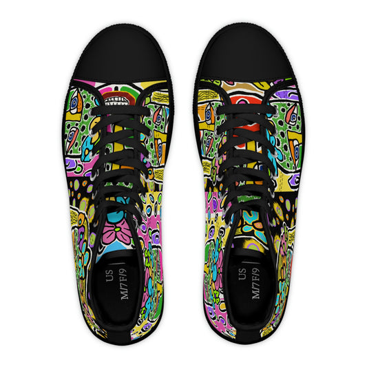 Tavi's Tribe Collage 3 Women's High Top Sneakers
