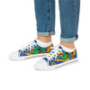 Abstract Men's Low Top Sneakers