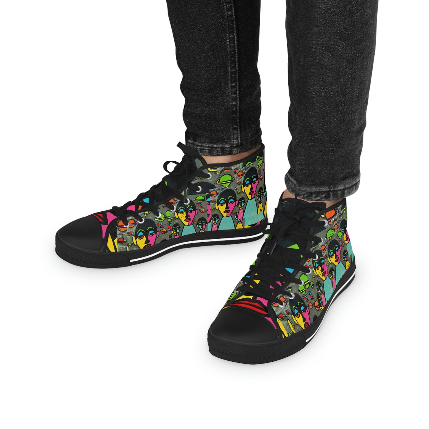Men's Space Prisms High Top Sneakers