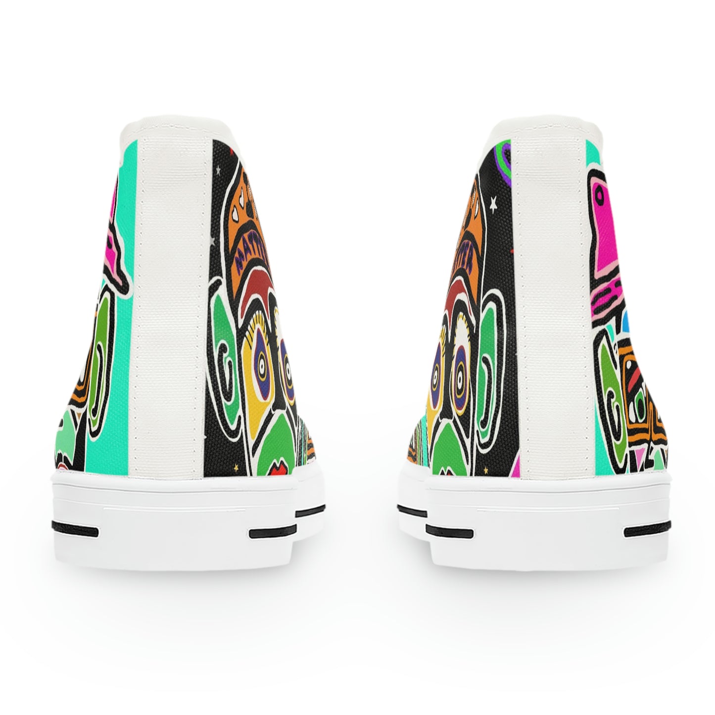 Groovy I Matter Collage Women's High Top Sneakers
