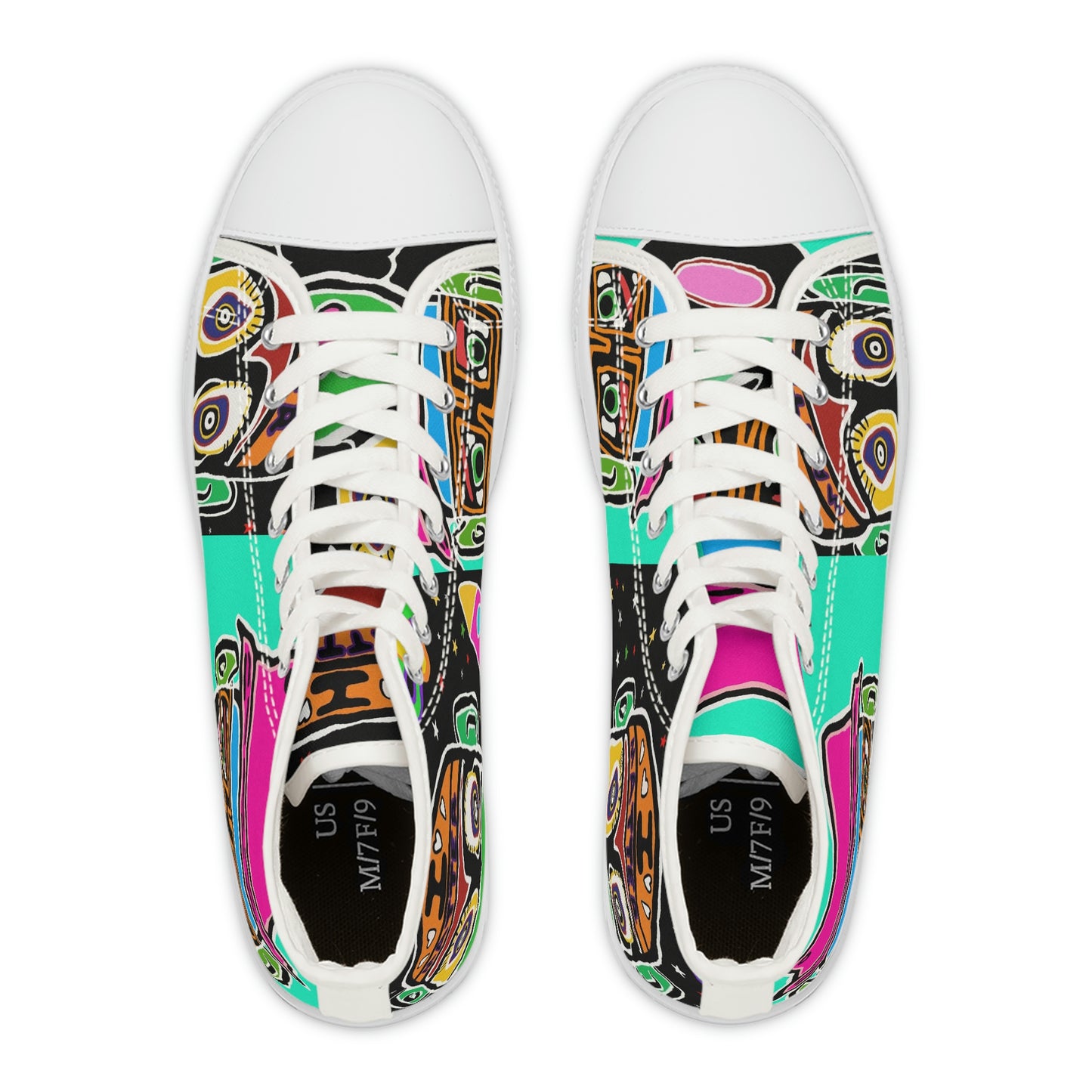 Groovy I Matter Collage Women's High Top Sneakers