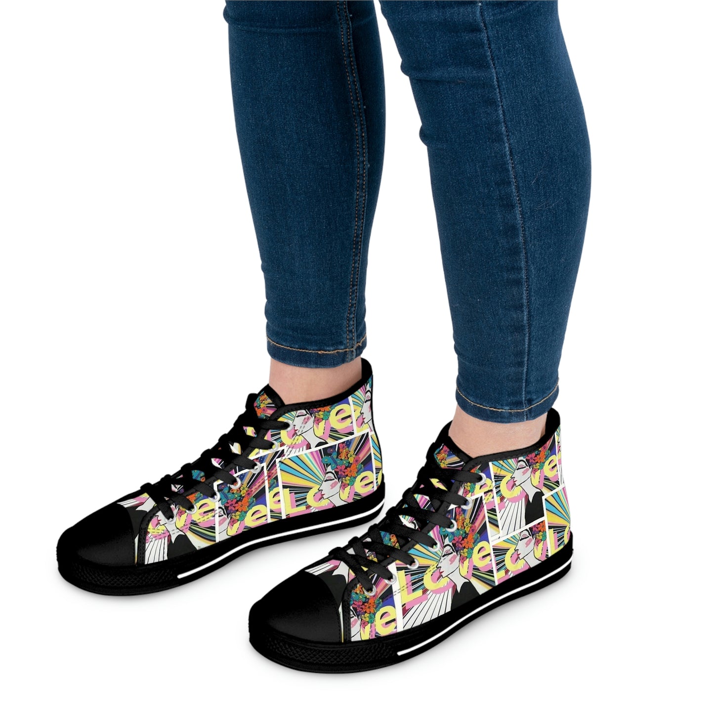 Audrey Love Women's High Top Sneakers