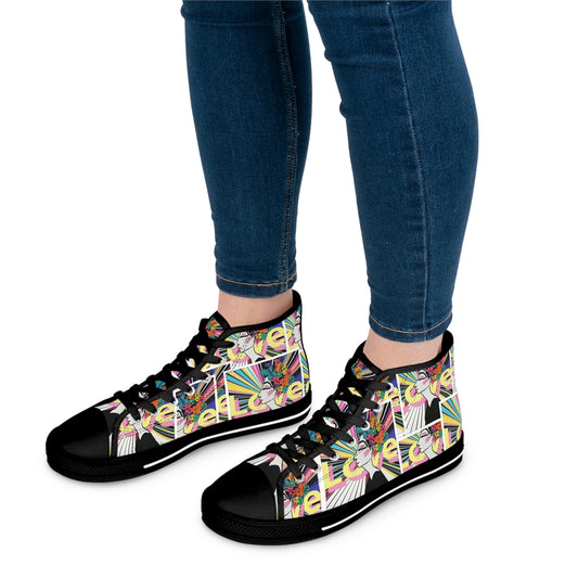 Audrey Love Women's High Top Sneakers
