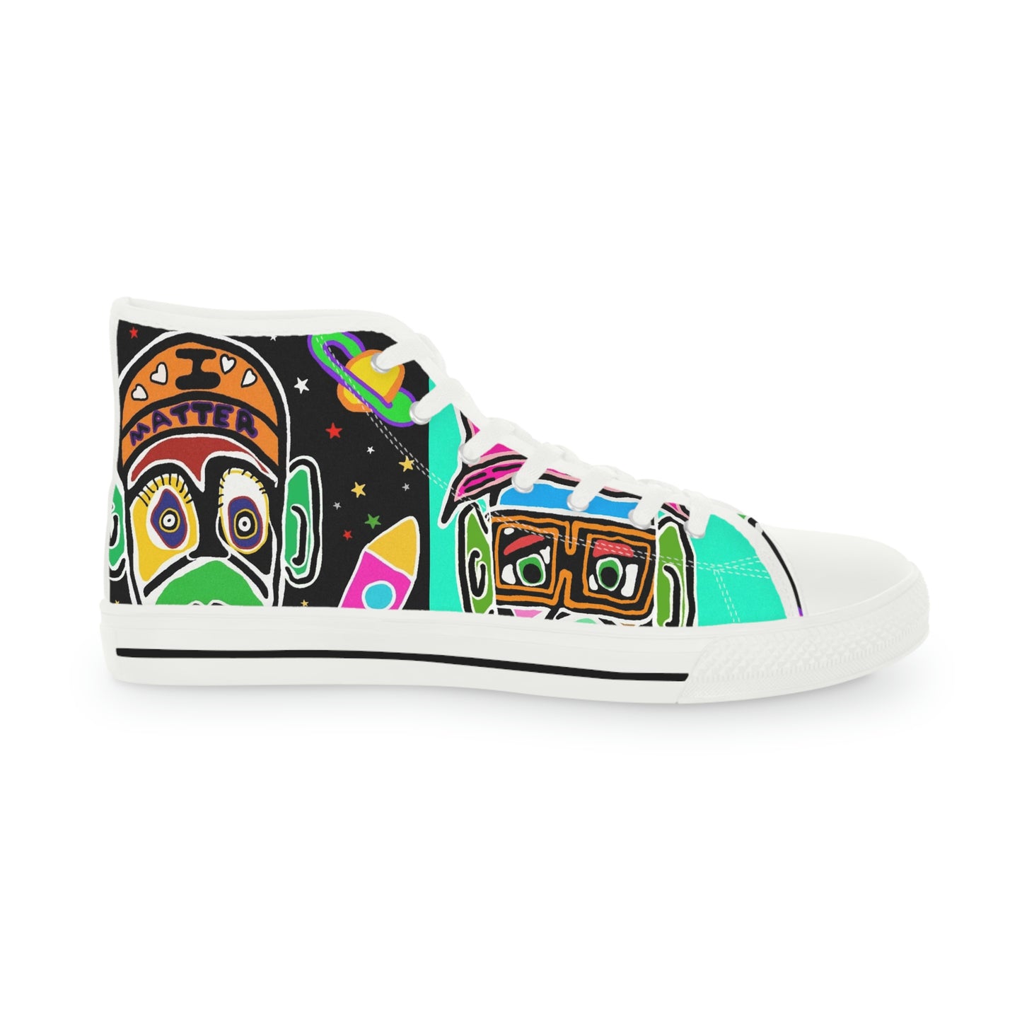 Groovy I Matter Men's High Top Sneakers