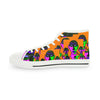 Men's Orange Prism High Top Sneakers