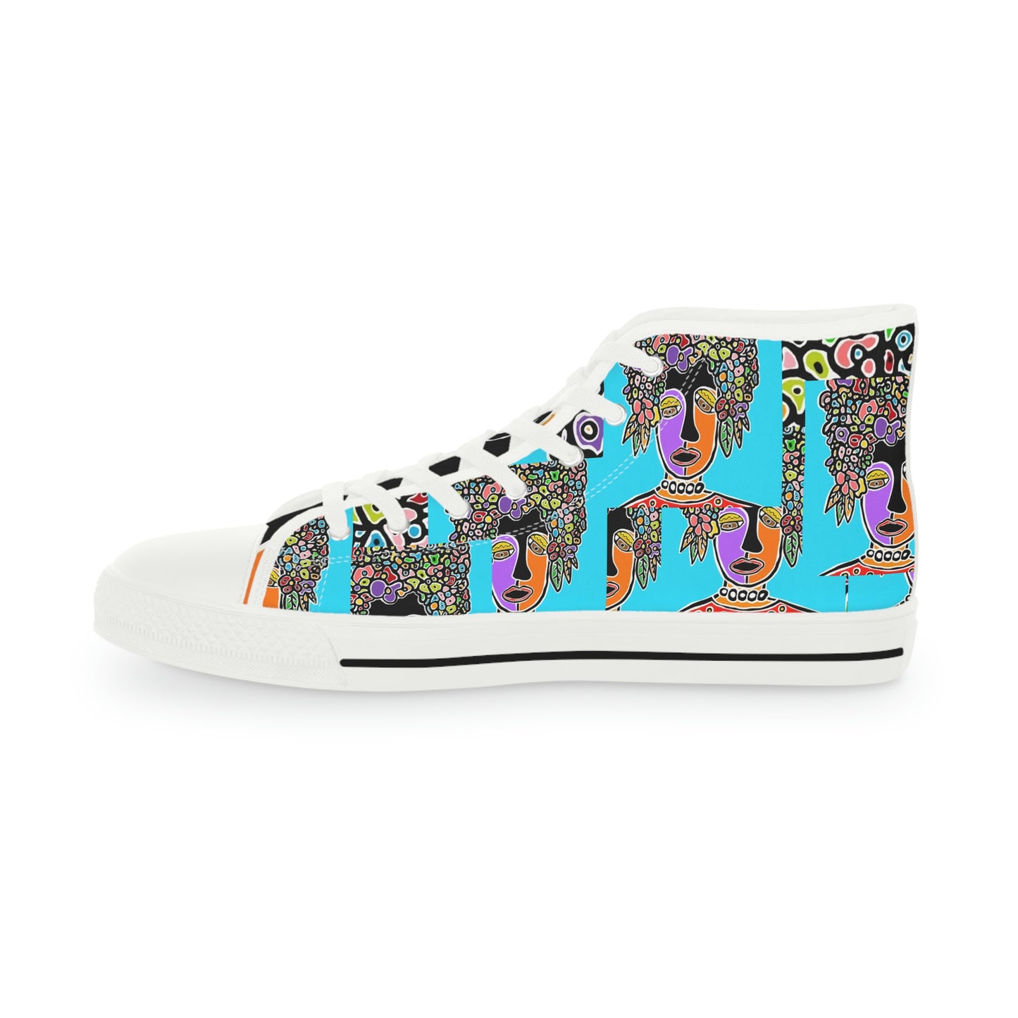 Men's Ivory  High Top Sneakers