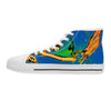 Abstract Women's High Top Sneakers