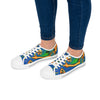 Abstract Women's Low Top Sneakers
