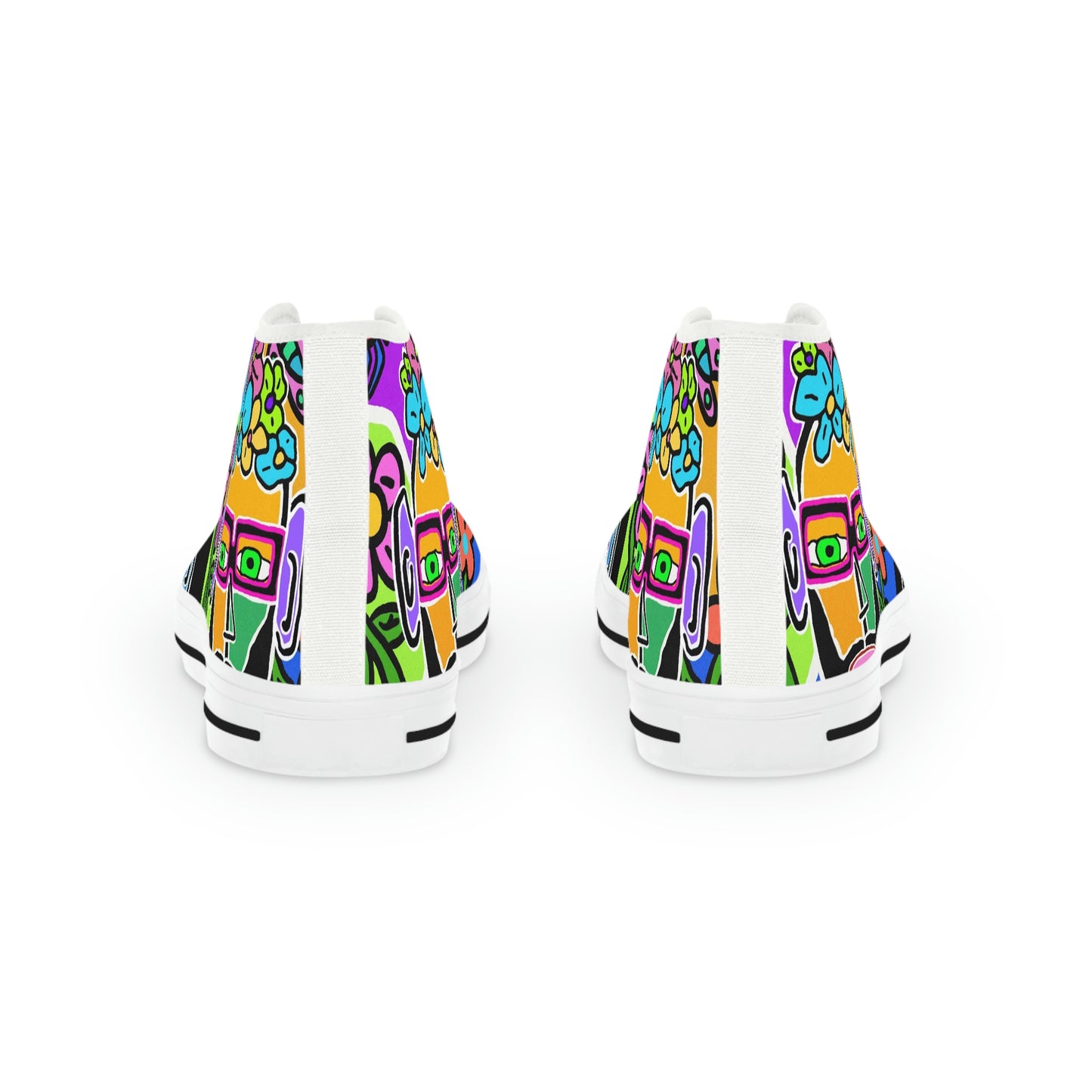 Tavi's Tribe Collage 2 Men's High Top Sneakers