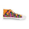 Men's Orange Prism High Top Sneakers