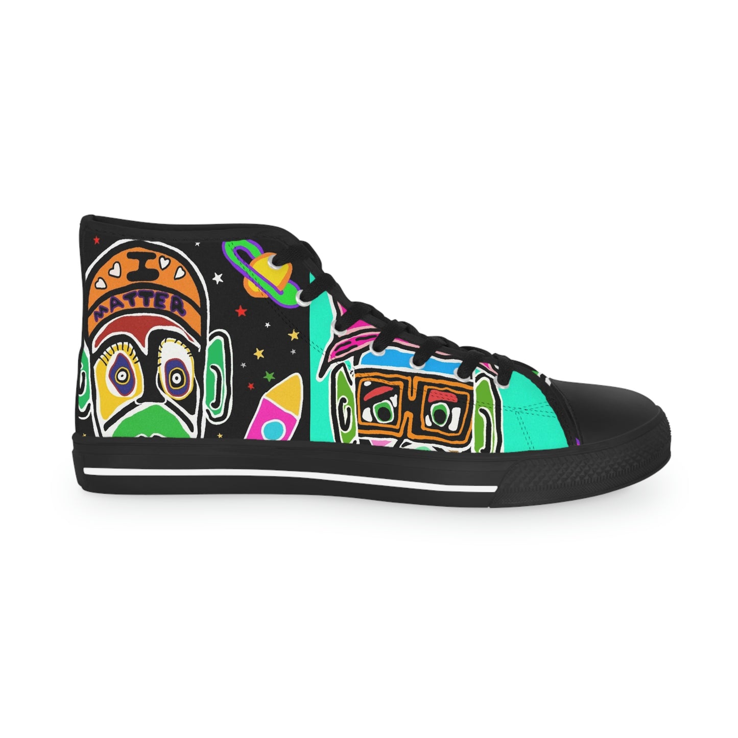 Groovy I Matter Men's High Top Sneakers