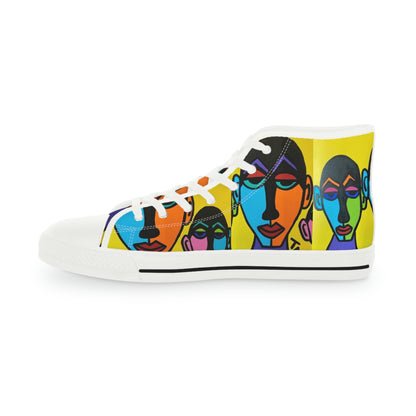 Mirrors Men's High Top Sneakers