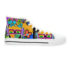 Tavi's Tribe Collage 2 Women's High Top Sneakers