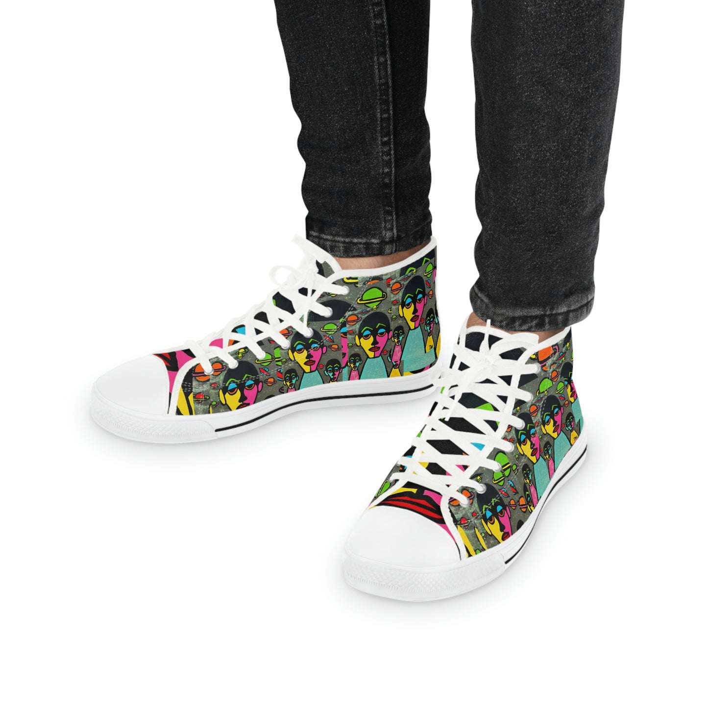 Men's Space Prisms High Top Sneakers