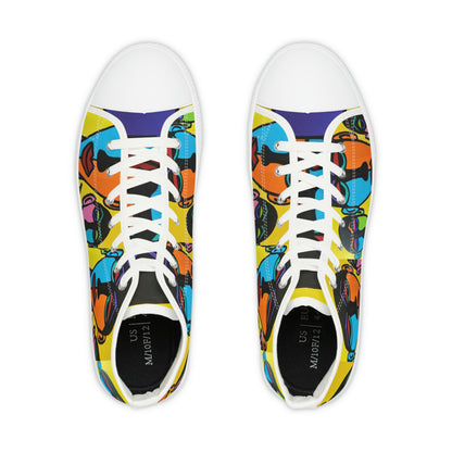 Mirrors Men's High Top Sneakers