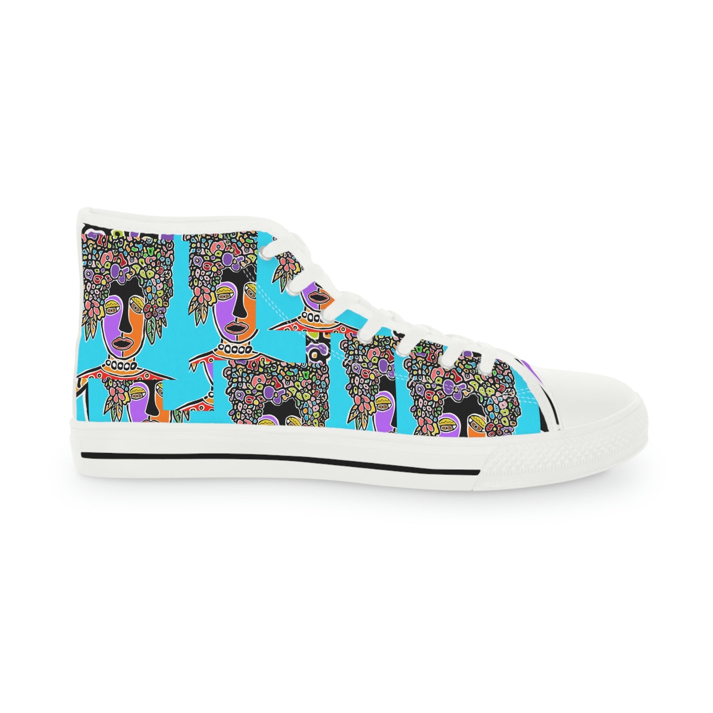 Men's Ivory  High Top Sneakers