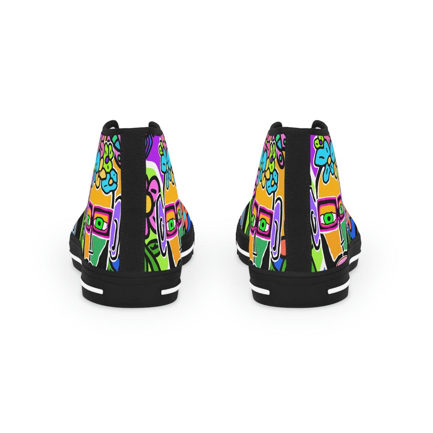 Tavi's Tribe Collage 2 Men's High Top Sneakers