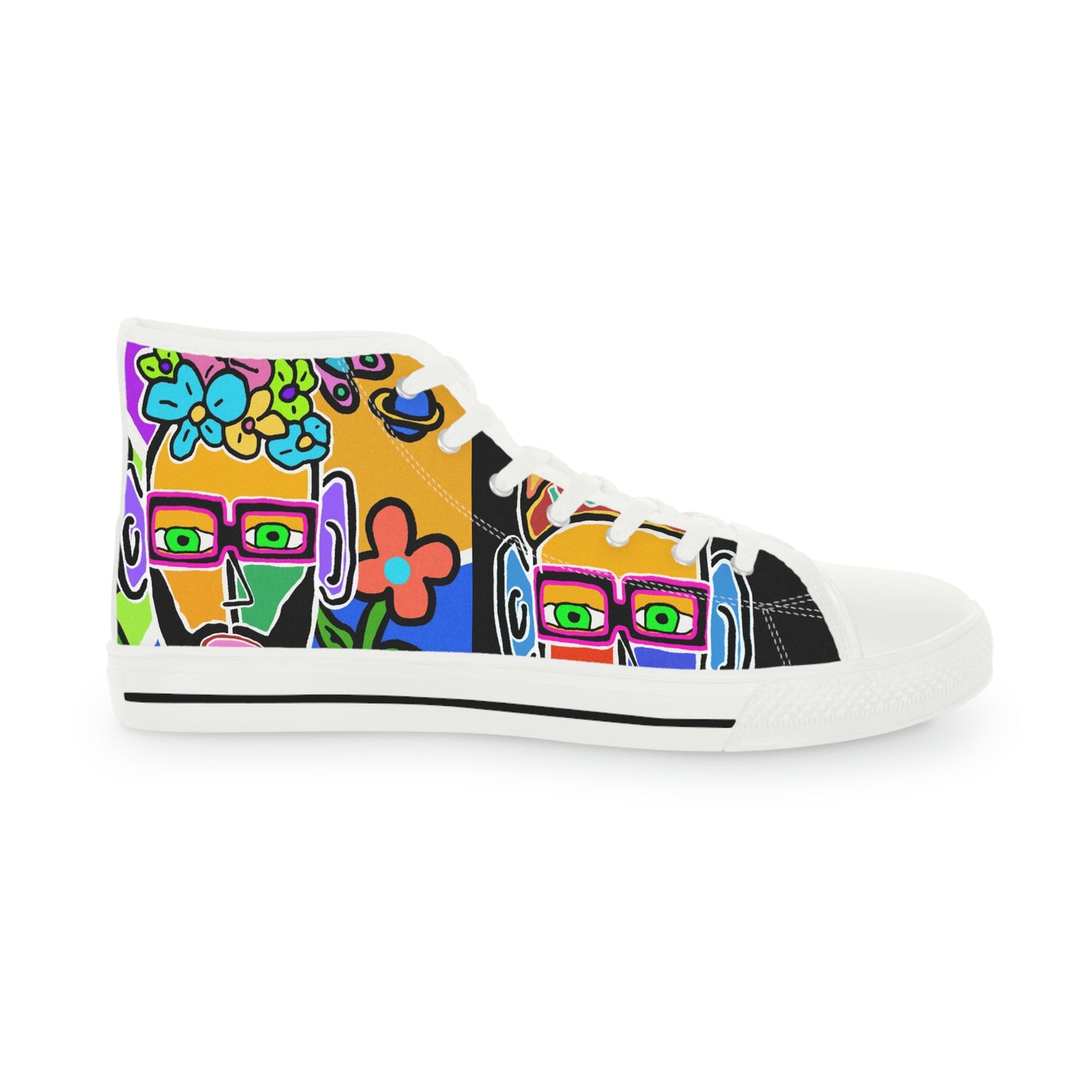 Tavi's Tribe Collage 2 Men's High Top Sneakers