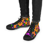 Men's Orange Prism High Top Sneakers