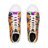 Men's Orange Prism High Top Sneakers