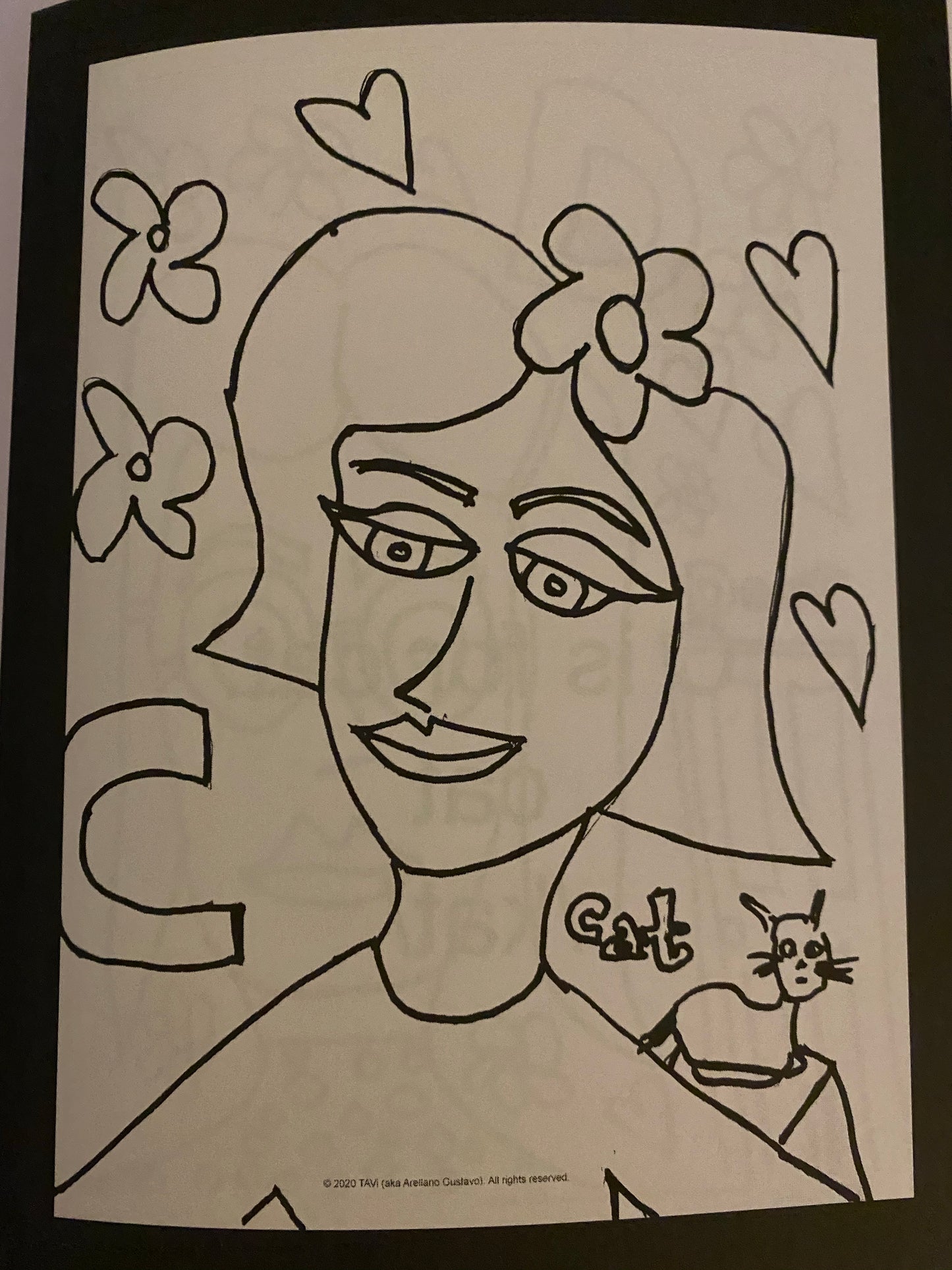 TAVi Art ABC Coloring Book