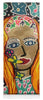 Flower Woman Beach Towel