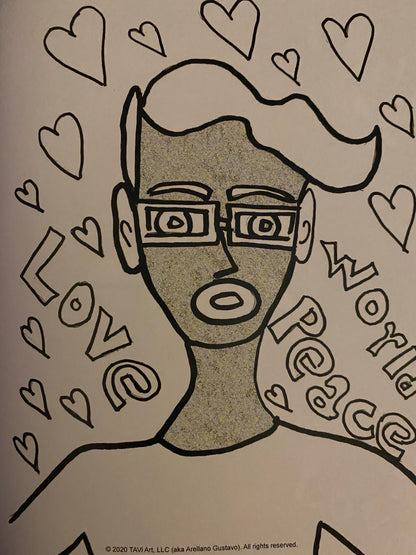 TAVi Art Inspirational Coloring Book