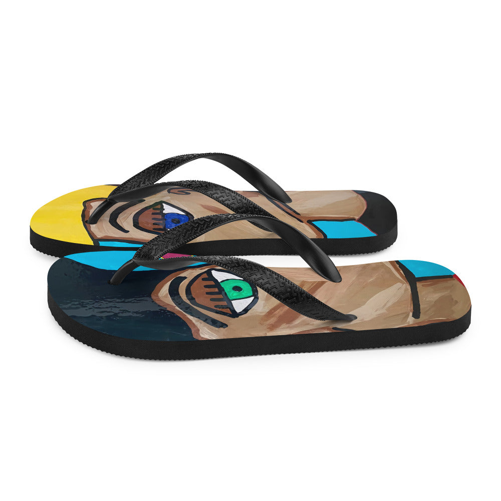 Freedom Pride Flip-Flops
